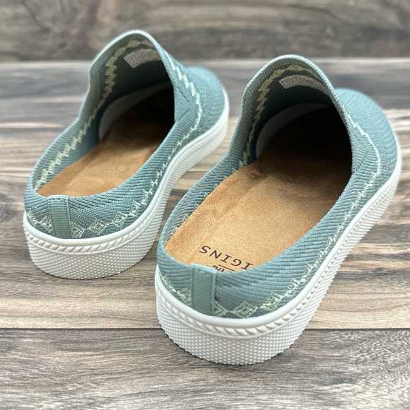 NIB Earth Origins Zilly 9 40.5 Slip On Comfort Casual Sneaker Mules Dusty Green - Picture 7 of 13